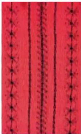 BERNINA Artista 200 - Draad voor de ajourzoom uit de stof trekken (3) - 1