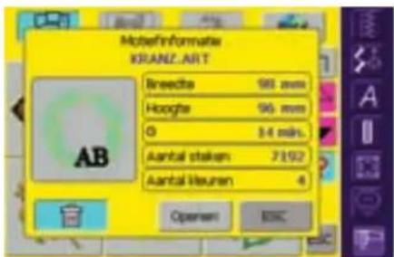 MoteFinformatie KRANZ.ART Breedte 98 mm Hoogte 96 mm 0 14 min. Aantal staken 7192 Aantal Kleuren 4 Ab Openen EKC