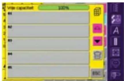 Vrijke capaciteit 100% B4 B2 B3 B4 B5 ESC