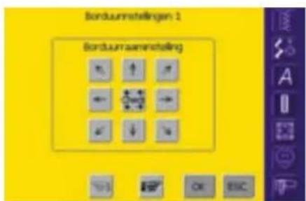 Bordzuminstellungen 1 Bordzumsaeninstelling