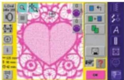 BERNINA Artista 200 - Borduurmotief exact bekijken - 1