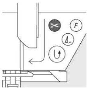 BERNINA Artista 200 - Stekenteller-knoopsgat naaien - 1