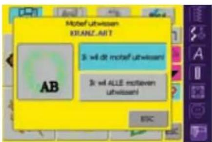 Motief utwissen KIRANZ ART 3k wil dit motief utwissen! 3k wil ALLE motieven utwissen! BIC