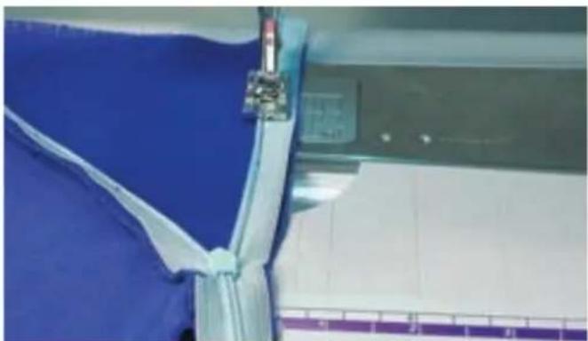 BERNINA Artista 200 - Eerste ritshelft inzetten - 1
