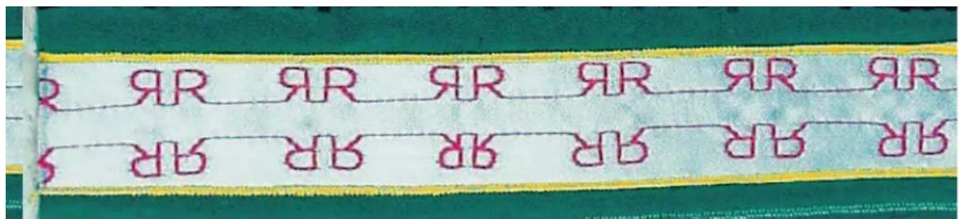 BERNINA Artista 200 - Combineren van schrifttekens - 3