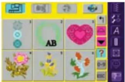 BERNINA Artista 200 - Alle opgeslagen motieven uitwissen - 3