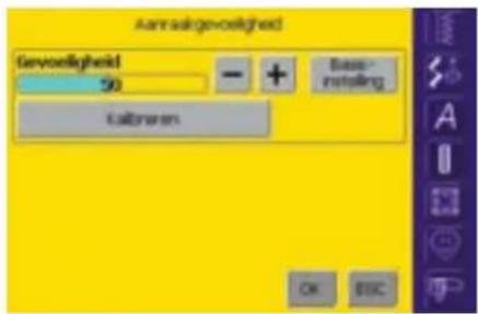 Aansakgevoeligheid Gervoorligheid 50 + - + Bass- instelling Kathmaren OK BSC