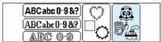 BROTHER PE-190D - Selecting one-point mark patterns - 2