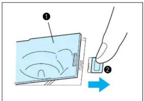 BROTHER PE-190D - Setting the bobbin - 1