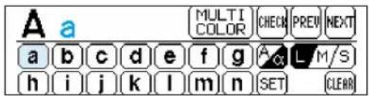 BROTHER PE-190D - Uppercase & lowercase - 4