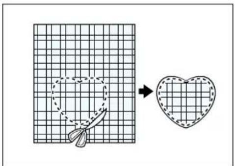 BROTHER PE-190D - Embroidering appliques (using a frame pattern) - 1