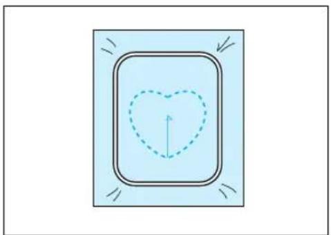 BROTHER PE-190D - Embroidering appliques (using a frame pattern) - 2