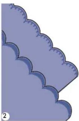 Carina Evolution - GestickteBogenkante - 4