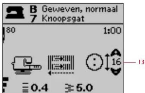 B Geweven, normaal 7 Knoopsgat 80 1:00 ≡ 0.4 ≧ 5.0 16 — 13