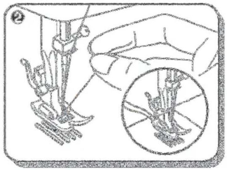 HUSQVARNA Hiclass E20 - Bevestig de naadgeleider: - 12