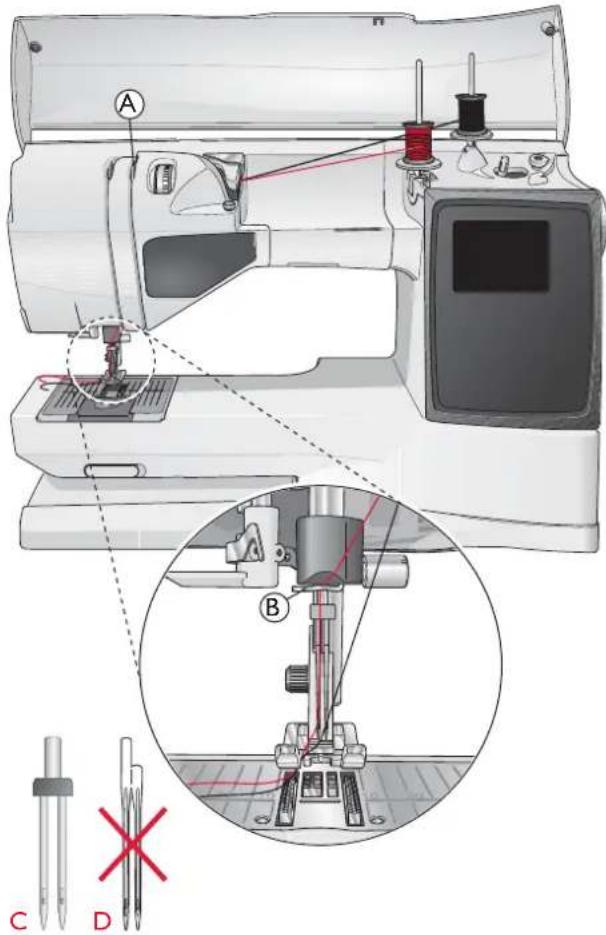 HUSQVARNA Sapphire 835 - Winding the bobbin with the machine threaded - 3