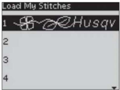 HUSQVARNA Sapphire 835 - Delete saved stitches or programs - 3