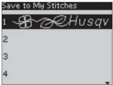 HUSQVARNA Sapphire 835 - Delete saved stitches or programs - 1