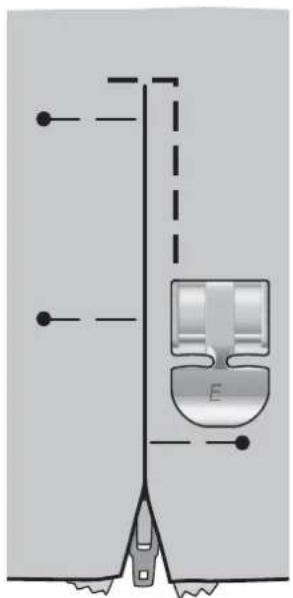 HUSQVARNA Sapphire 835 - Center Zipper - 4