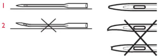 HUSQVARNA Sapphire 835 - Wing needle (D) - 2