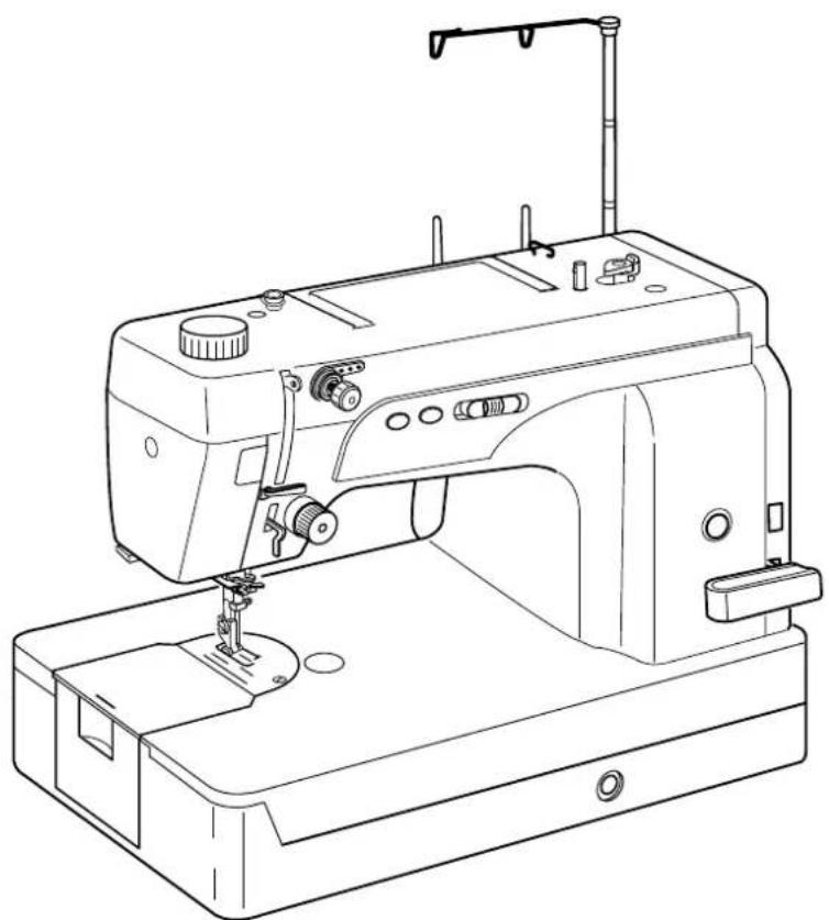 JANOME 1600P QC - Instruction Book Manuel de Instrucciones Livret d'Instructions - 1