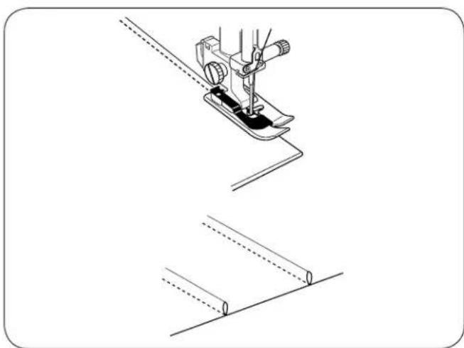 JANOME 4120 - - Adjusting the stitch width - 6