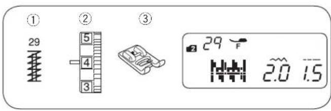 JANOME 4120 - - Adjusting the evenness of the darning - 1