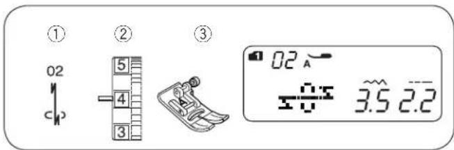 JANOME 4120 - - Adjusting the needle drop position - 4