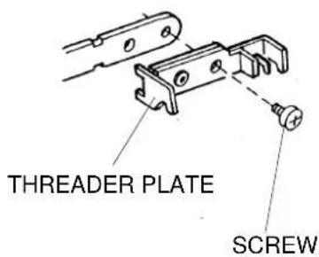 JANOME DC5100 - TO CHANGE THE NEEDLE THREADER: - 2