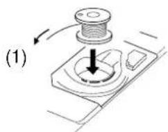 JANOME DC5100 - INSERTING THE BOBBIN - 1