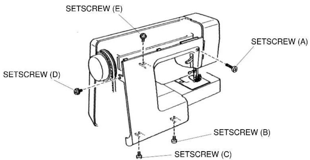JANOME DC5100 - TO ATTACH: - 1