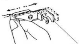 JANOME DC5100 - TO CHANGE THE NEEDLE THREADER: - 4