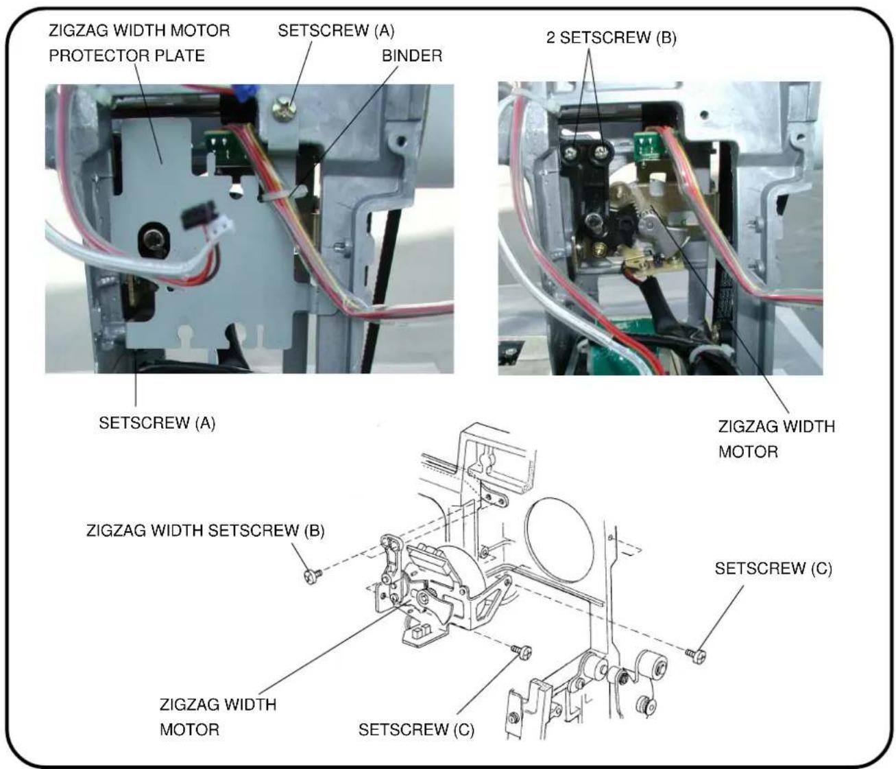 JANOME DC5100 - NOTE: - 1