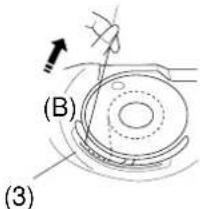 JANOME DC5100 - INSERTING THE BOBBIN - 3