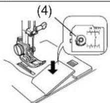 JANOME DC5100 - INSERTING THE BOBBIN - 4