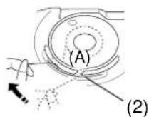 JANOME DC5100 - INSERTING THE BOBBIN - 2