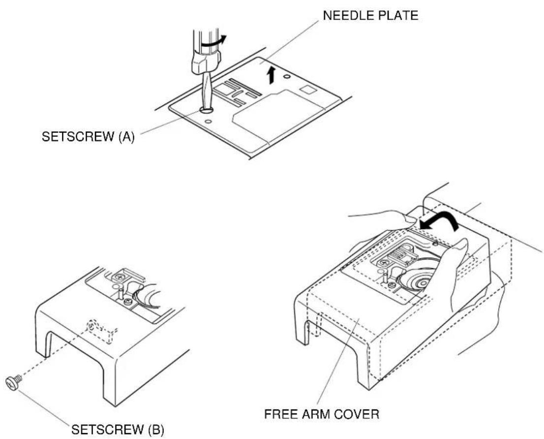 JANOME DC5100 - TO ATTACH: - 1