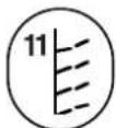 JANOME JP720 - ⑥ Stitch length adjusting button - 3
