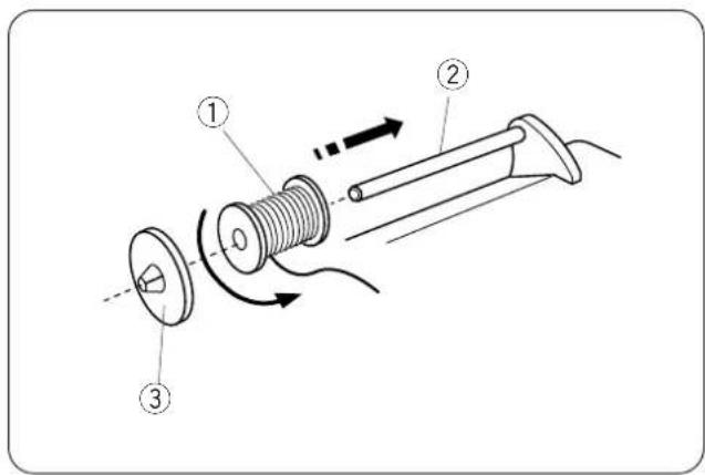 JANOME JP720 - Removing the bobbin - 1