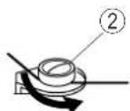 JANOME JP720 - Threading for bobbin winding - 2