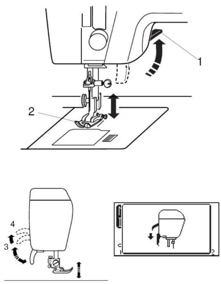 JANOME MC6500 Professional - Pattern selection buttons - 6