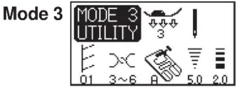 JANOME MC6500 Professional - Mode 2 (Quilting): - 1