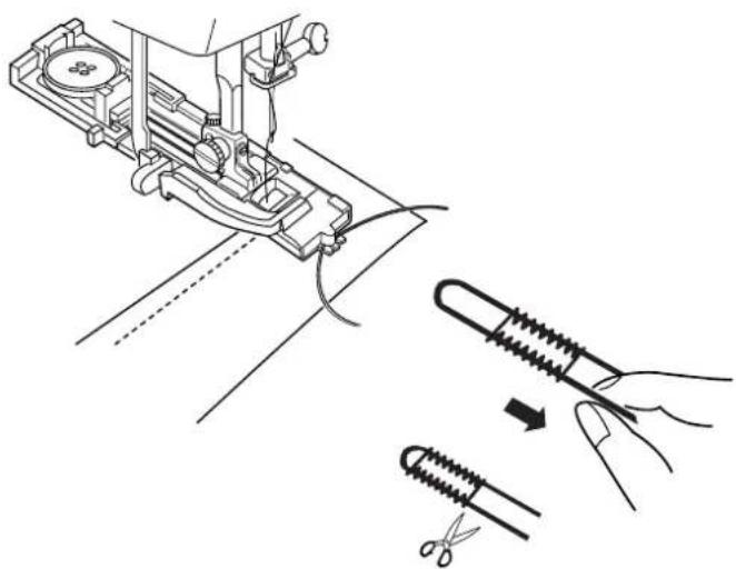 JANOME MC6500 Professional - Double layer buttonhole - 3