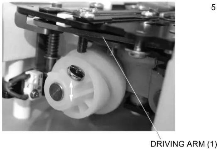 JANOME MC6600P - TO ADJUST THE AUTO THREAD CUTTER SWITCH POSITION - 3