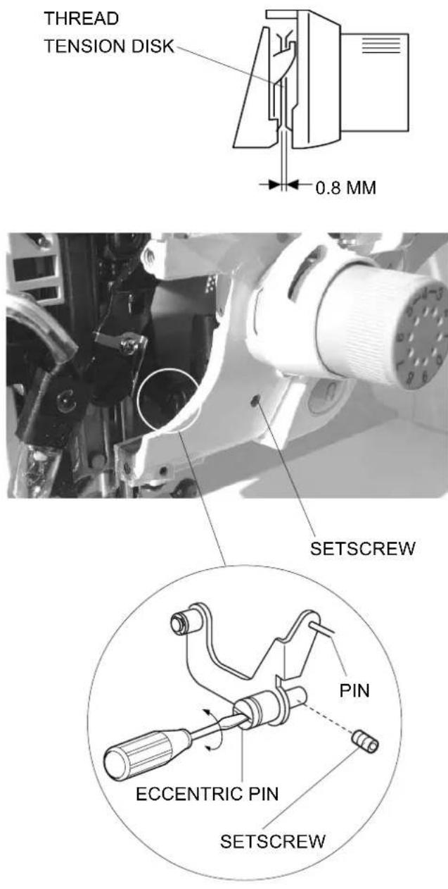 JANOME MC6600P - TO ADJUST THE UPPER THREAD TENSION RELEASE (1) - 1