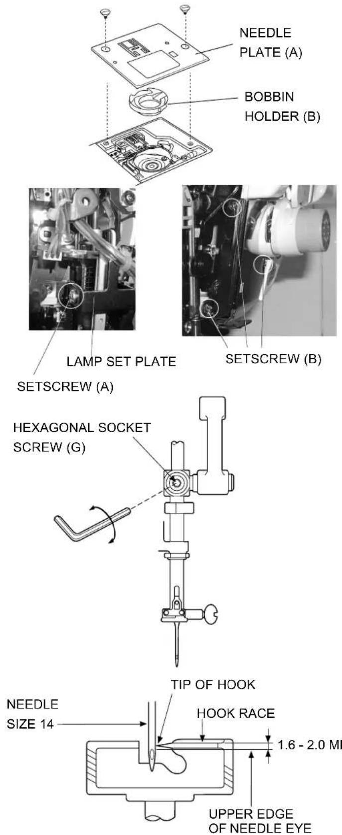 JANOME MC6600P - ADJUSTMENT OF NEEDLE BAR HEIGHT - 1