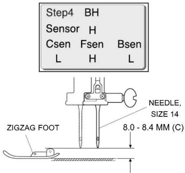 JANOME MC6600P - TO ADJUST ZIGZAG TIMING - 2