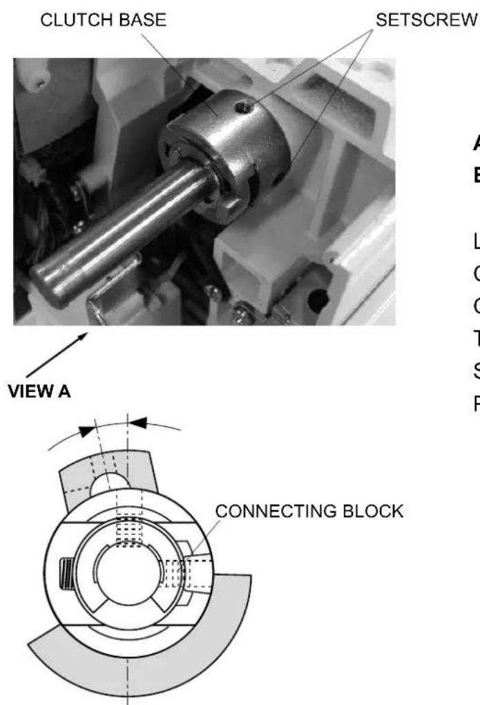 JANOME MC6600P - CLUTCH BASE (UNIT) ANGLE - 1