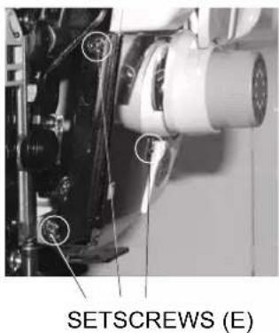 JANOME MC6600P - TO ADJUST THE POSITION OF THE THREADER PLATE (C) - 2
