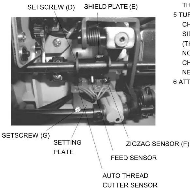 JANOME MC6600P - TO ADJUST ZIGZAG TIMING - 3